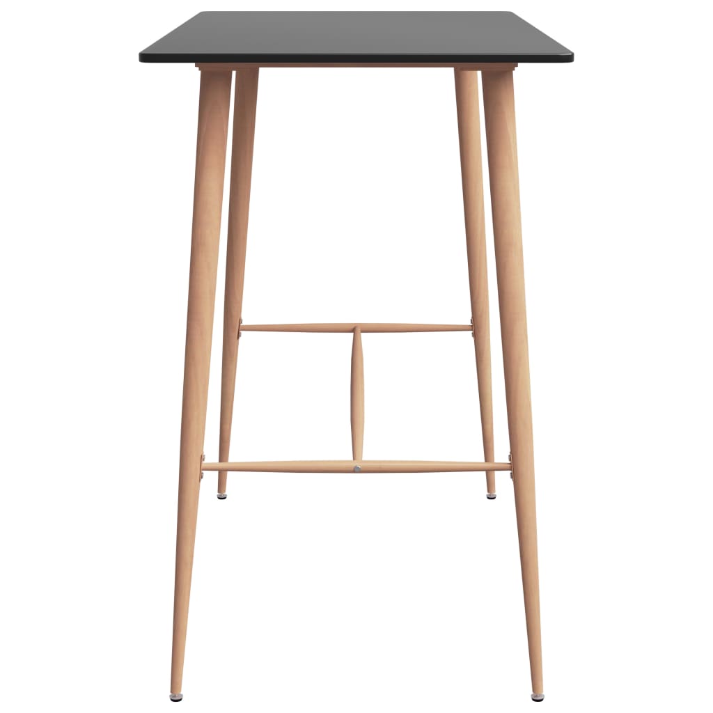 Bar Table Black 120x60x105 cm - Bargainia.com - 