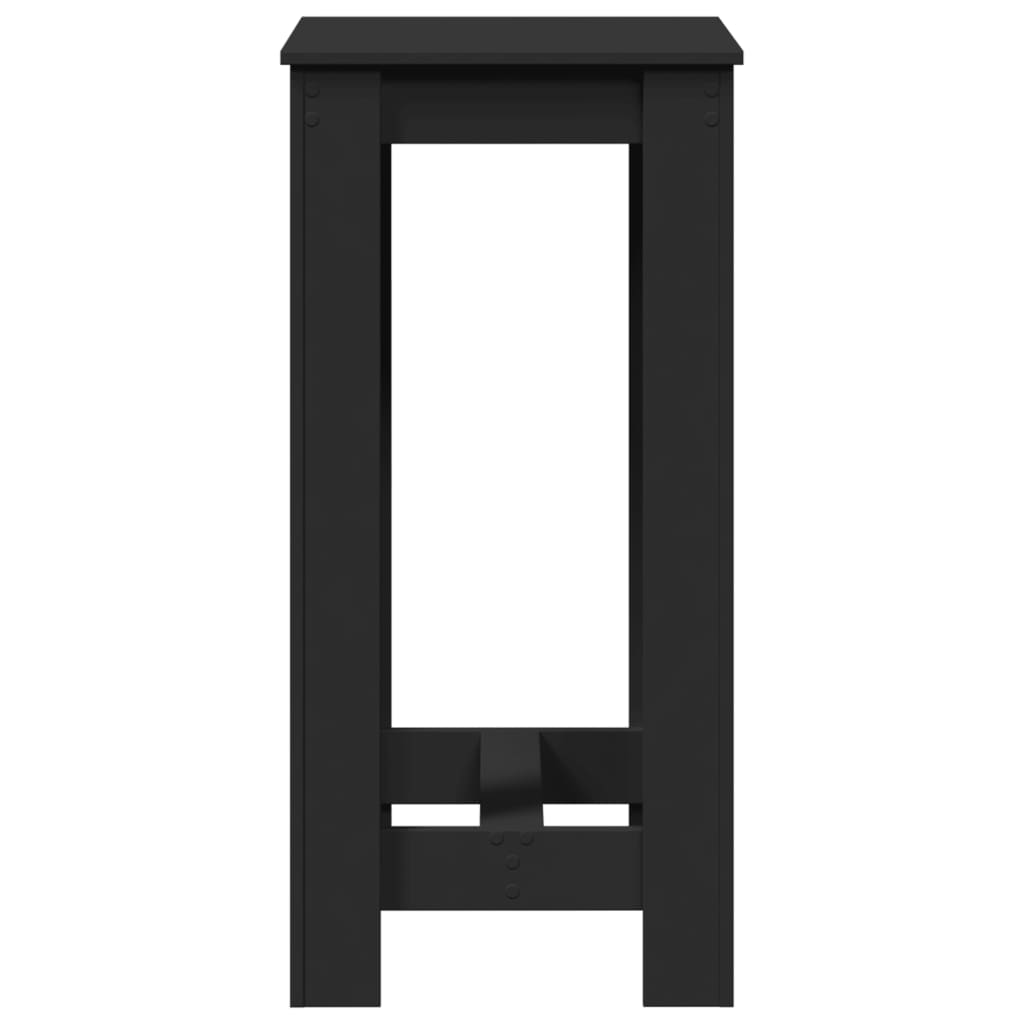 Bar Table Black 51x50x103.5 cm Engineered Wood - Bargainia.com - 