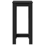 Bar Table Black 51x50x103.5 cm Engineered Wood - Bargainia.com - 