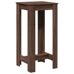 Bar Table Brown Oak 51x50x103.5 cm Engineered Wood - Bargainia.com - 