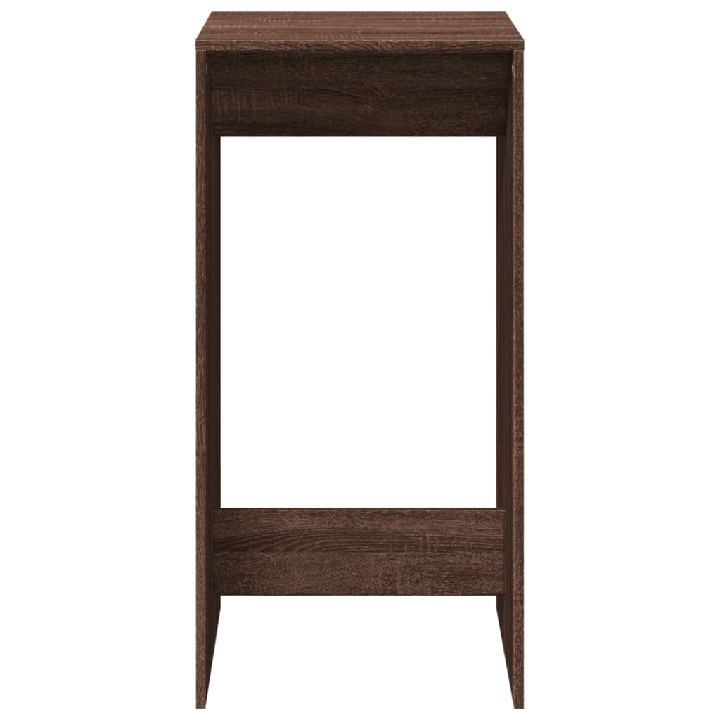 Bar Table Brown Oak 51x50x103.5 cm Engineered Wood - Bargainia.com - 