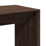 Bar Table Brown Oak 51x50x103.5 cm Engineered Wood - Bargainia.com - 