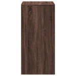 Bar Table Brown Oak 51x50x103.5 cm Engineered Wood - Bargainia.com - 