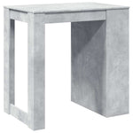 Bar Table Concrete Grey 102x70x103.5 cm Engineered Wood - Bargainia.com - 