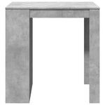 Bar Table Concrete Grey 102x70x103.5 cm Engineered Wood - Bargainia.com - 