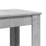 Bar Table Concrete Grey 51x50x103.5 cm Engineered Wood - Bargainia.com - 