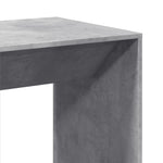 Bar Table Concrete Grey 51x50x103.5 cm Engineered Wood - Bargainia.com - 