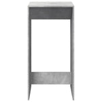 Bar Table Concrete Grey 51x50x103.5 cm Engineered Wood - Bargainia.com - 