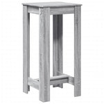 Bar Table Grey Sonoma 51x50x103.5 cm Engineered Wood - Bargainia.com - 