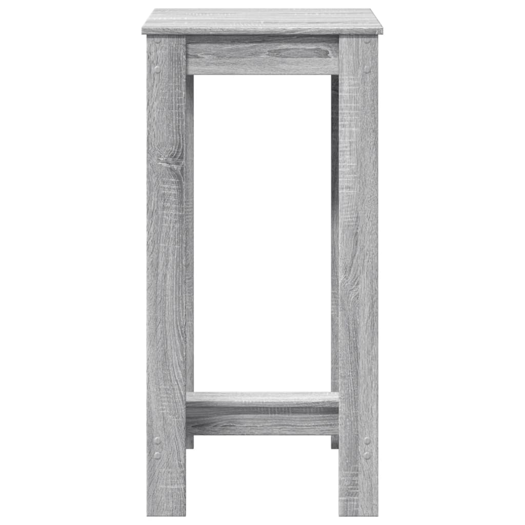 Bar Table Grey Sonoma 51x50x103.5 cm Engineered Wood - Bargainia.com - 