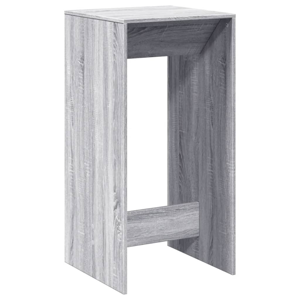 Bar Table Grey Sonoma 51x50x103.5 cm Engineered Wood - Bargainia.com - 