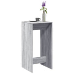 Bar Table Grey Sonoma 51x50x103.5 cm Engineered Wood - Bargainia.com - 