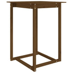 Bar Table Honey Brown 80x80x110 cm Solid Wood Pine - Bargainia.com - 