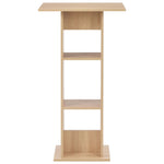 Bar Table Oak 60x60x110 cm - Bargainia.com - 