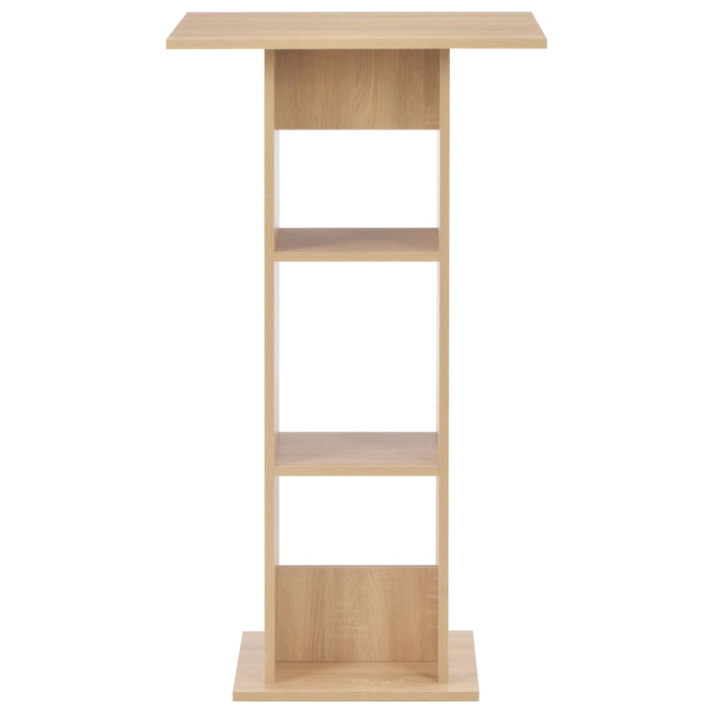 Bar Table Oak 60x60x110 cm - Bargainia.com - 