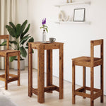 Bar Table Old Wood 51x50x103.5 cm Engineered Wood - Bargainia.com - 