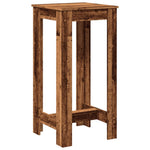 Bar Table Old Wood 51x50x103.5 cm Engineered Wood - Bargainia.com - 