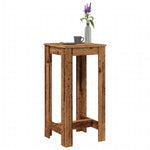Bar Table Old Wood 51x50x103.5 cm Engineered Wood - Bargainia.com - 