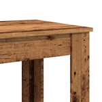 Bar Table Old Wood 51x50x103.5 cm Engineered Wood - Bargainia.com - 