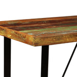 Bar Table Solid Reclaimed Wood 120x60x107 cm - Bargainia.com - 