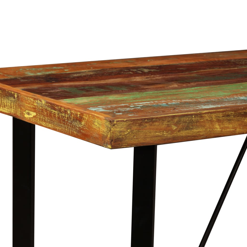 Bar Table Solid Reclaimed Wood 120x60x107 cm - Bargainia.com - 