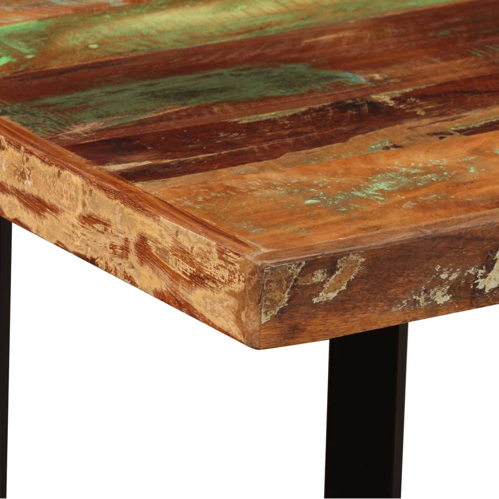 Bar Table Solid Reclaimed Wood 120x60x107 cm - Bargainia.com - 