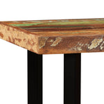 Bar Table Solid Reclaimed Wood 120x60x107 cm - Bargainia.com - 