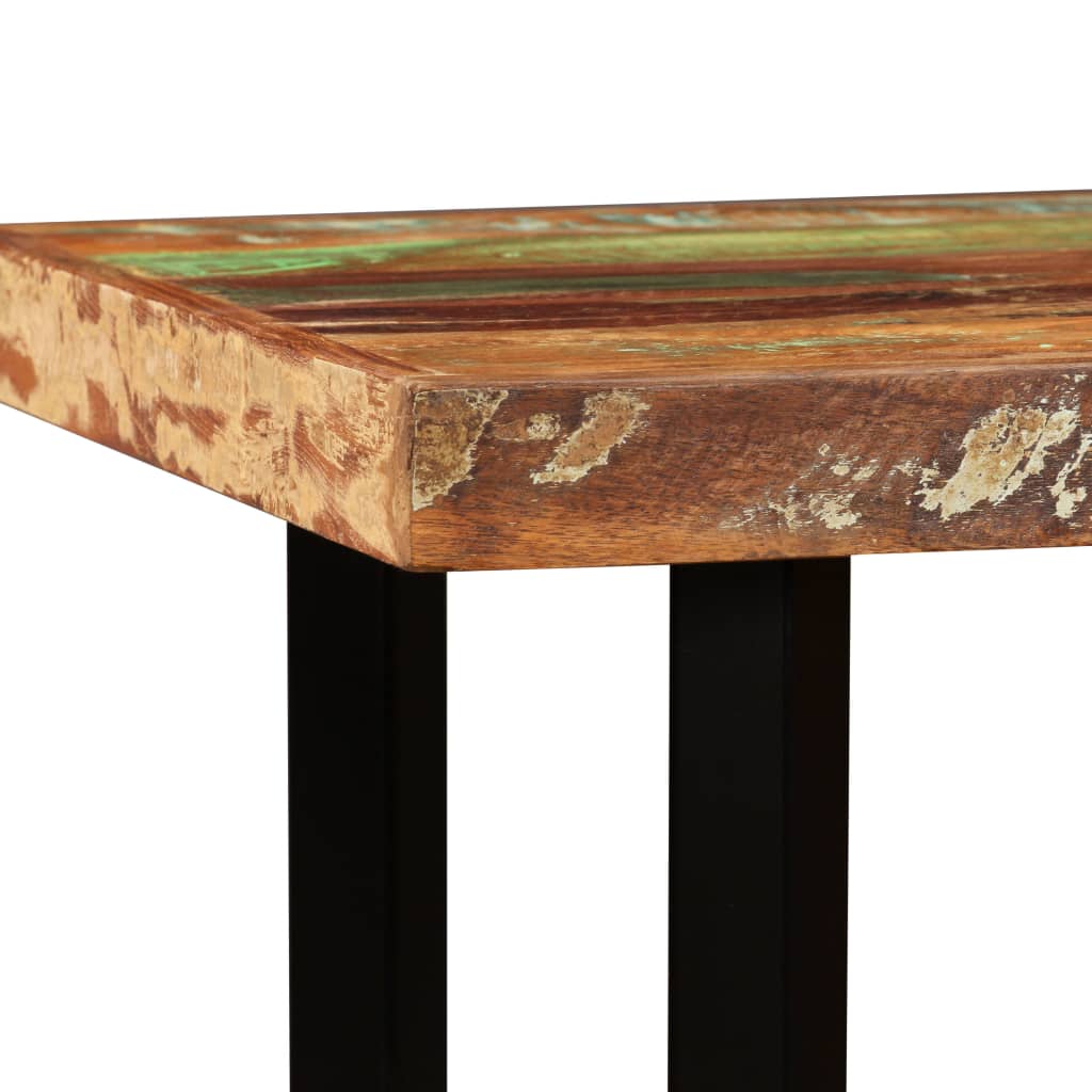 Bar Table Solid Reclaimed Wood 120x60x107 cm - Bargainia.com - 