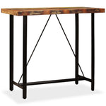Bar Table Solid Reclaimed Wood 120x60x107 cm - Bargainia.com - 