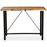 Bar Table Solid Reclaimed Wood 150x70x107 cm - Bargainia.com - 