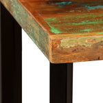 Bar Table Solid Reclaimed Wood 60x60x107 cm - Bargainia.com - 