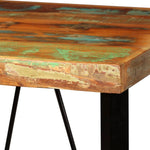 Bar Table Solid Reclaimed Wood 60x60x107 cm - Bargainia.com - 