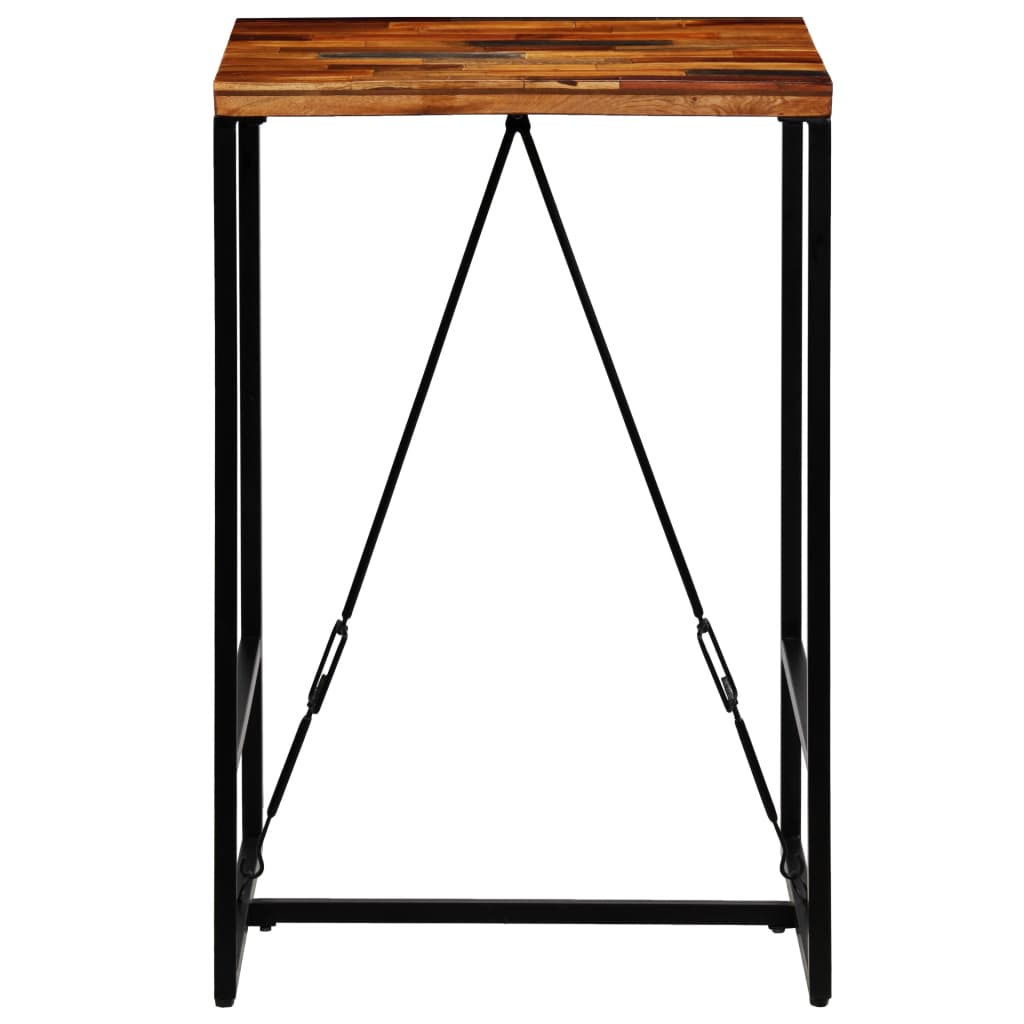 Bar Table Solid Reclaimed Wood 70x70x106 cm - Bargainia.com - 