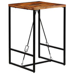 Bar Table Solid Reclaimed Wood 70x70x106 cm - Bargainia.com - 