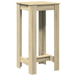 Bar Table Sonoma Oak 51x50x103.5 cm Engineered Wood - Bargainia.com - 
