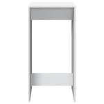 Bar Table White 51x50x103.5 cm Engineered Wood - Bargainia.com - 