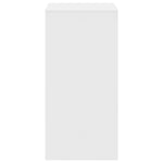 Bar Table White 51x50x103.5 cm Engineered Wood - Bargainia.com - 