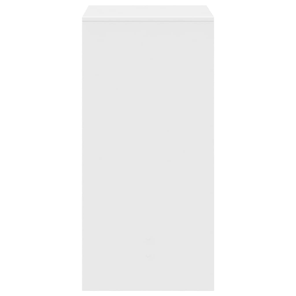 Bar Table White 51x50x103.5 cm Engineered Wood - Bargainia.com - 