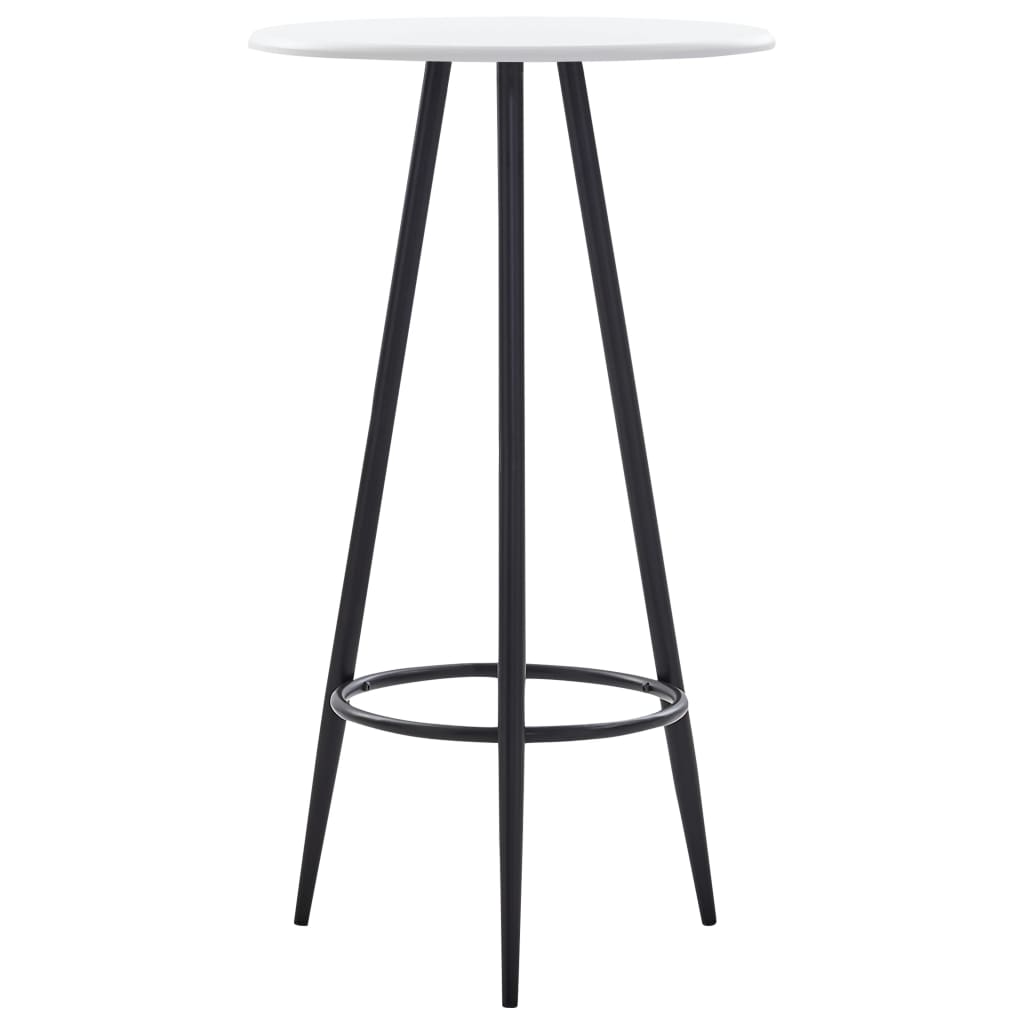 Bar Table White 60x107.5 cm MDF - Bargainia.com - 