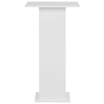 Bar Table White 60x60x110 cm - Bargainia.com - 