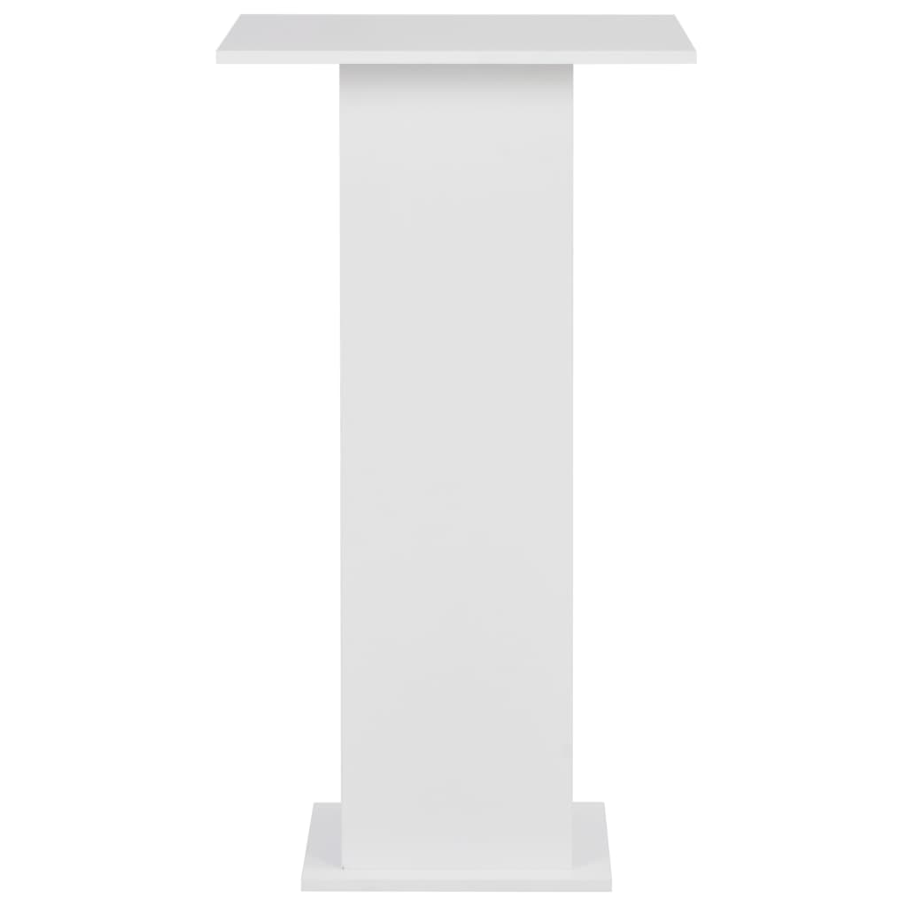 Bar Table White 60x60x110 cm - Bargainia.com - 