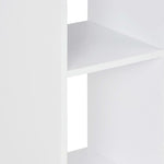 Bar Table White and Concrete 60x60x110 cm - Bargainia.com - 