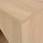 Bar Table with Cabinet Oak 115x59x200 cm - Bargainia.com - 