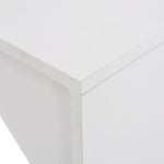 Bar Table with Cabinet White 115x59x200 cm - Bargainia.com - 