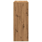 Bar Table with Racks Artisan Oak 90x40x103.5 cm Engineered Wood - Bargainia.com - 