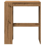 Bar Table with Racks Artisan Oak 90x40x103.5 cm Engineered Wood - Bargainia.com - 