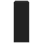 Bar Table with Racks Black 90x40x103.5 cm Engineered Wood - Bargainia.com - 