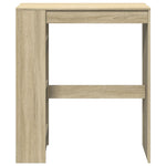 Bar Table with Racks Sonoma Oak 90x40x103.5 cm Engineered Wood - Bargainia.com - 
