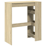 Bar Table with Racks Sonoma Oak 90x40x103.5 cm Engineered Wood - Bargainia.com - 