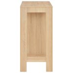 Bar Table with Shelf Oak 110x50x103 cm - Bargainia.com - 